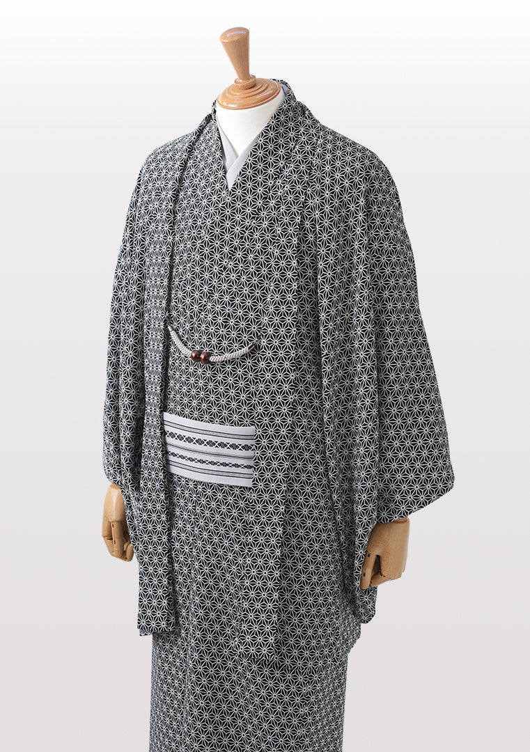 男性 二越ちりめん着物フルセット 小次郎