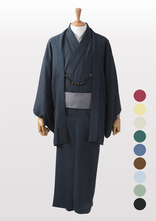 男性 江戸小紋着物フルセット